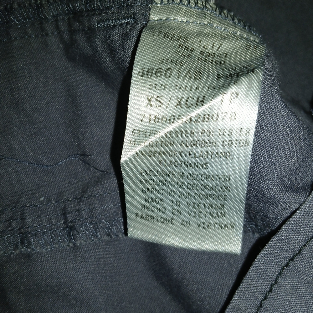 Code Happy Gray Scrub Top Size XS - Picture 6 of 8